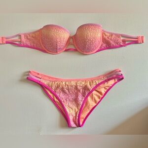 Swimsuit two piece pastel